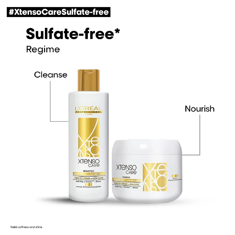 Loreal Professionnel Xtenso Care Sulfate-free Shampoo, 250 ml-4.webp